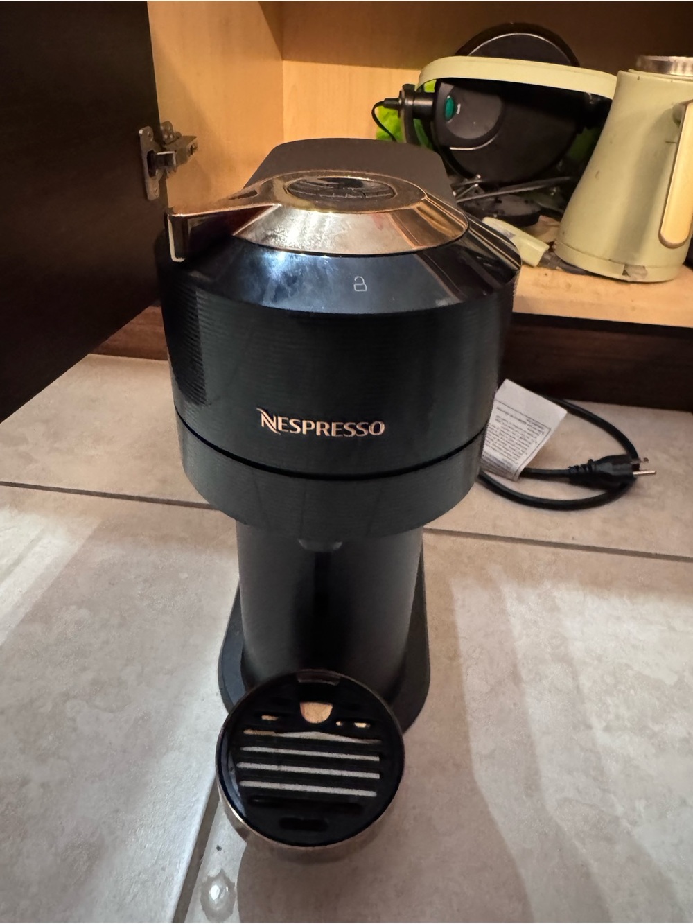 Nespresso Black and Gold Single-Serve Coffee Brewer